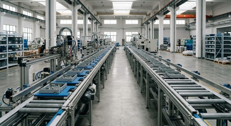 Turning One Order Into a Working Supplier Relationship - Two production lines running side by side in a large workshop