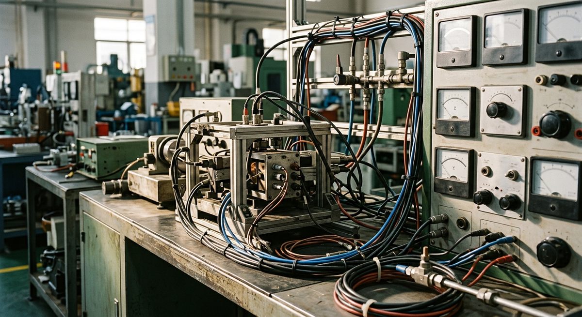 Import Paperwork and Compliance Basics for Your China Orders - Laboratory bench with test rigs, cables and instrument dials